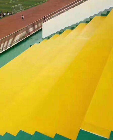 天峻球场台阶翻新修补改造